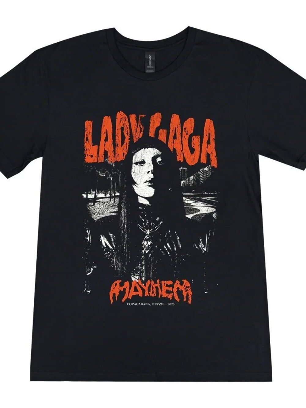 T-S Lady Gaga Mayhem Copacabana Brazil 2025 for fan T-shirt